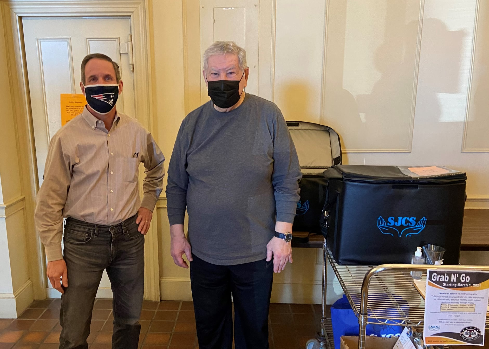 Jim Scammon and Senator Lou D’Allesandro