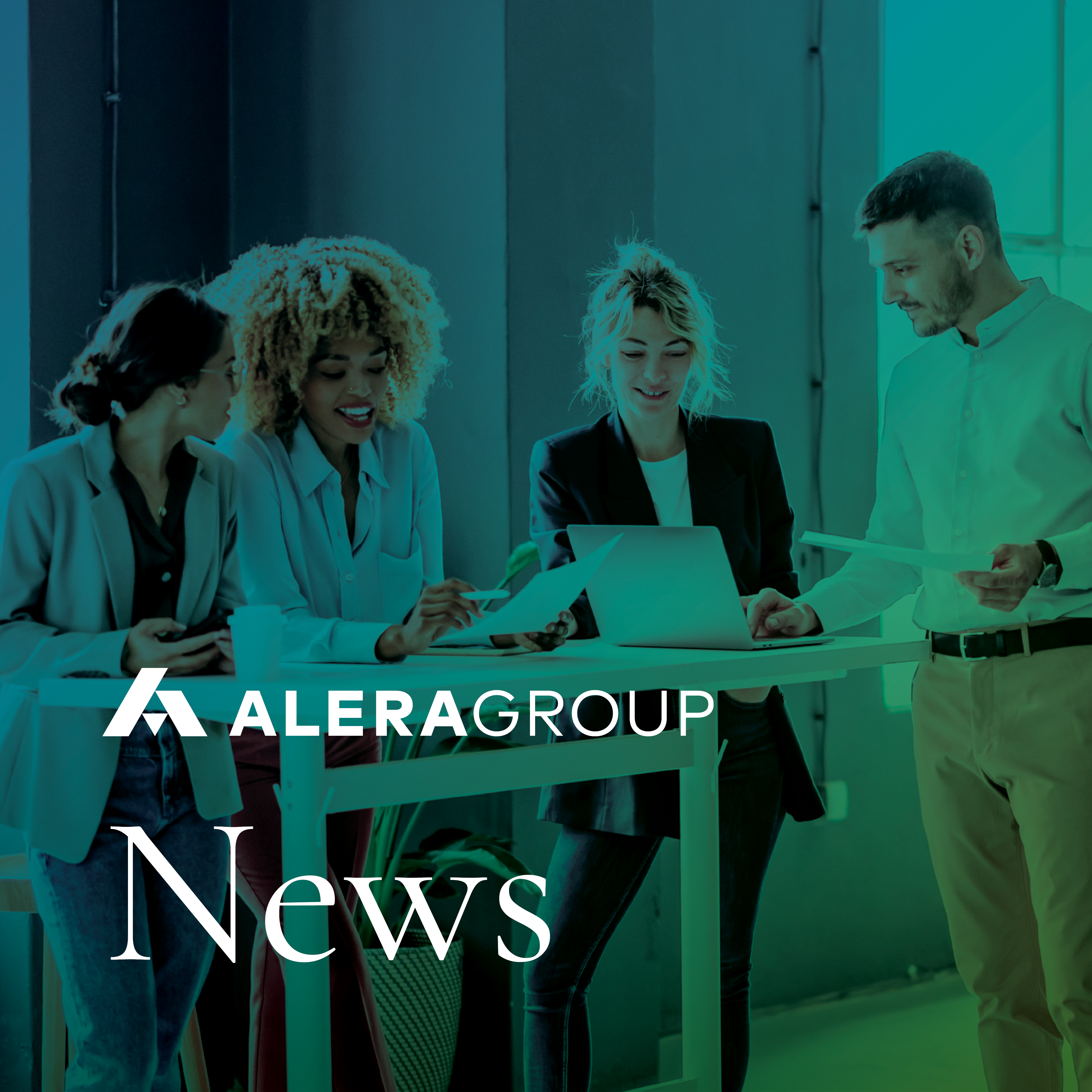 Image with News Displayed