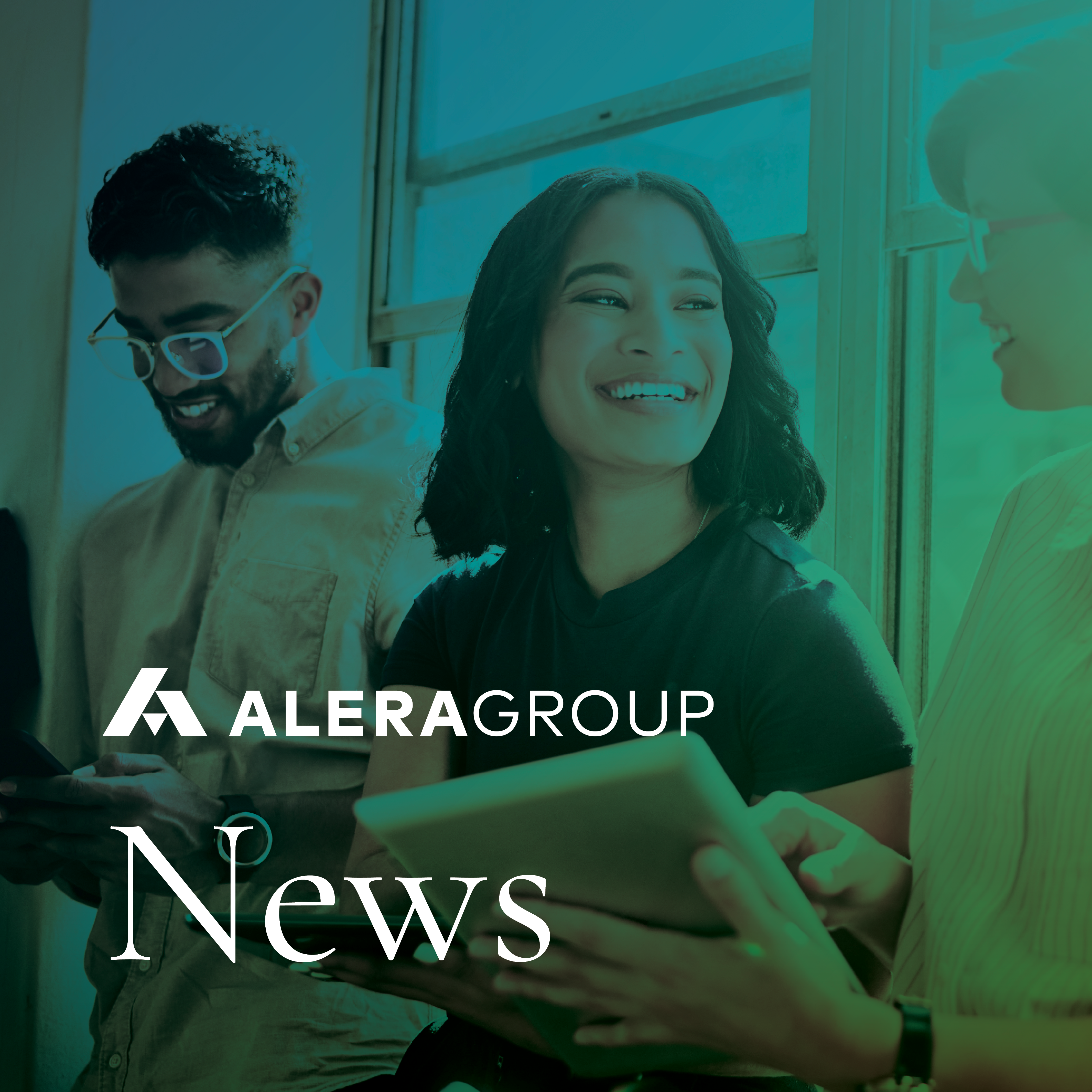 Image that displays the text alera group news
