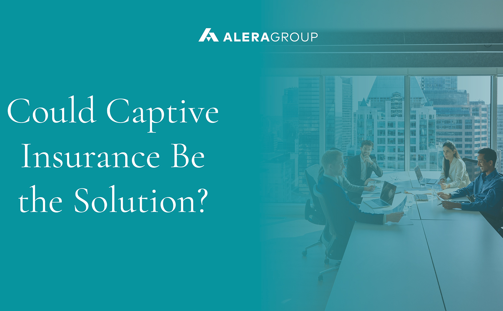 Business meeting to discuss Employee Benefits and Captive Insurance