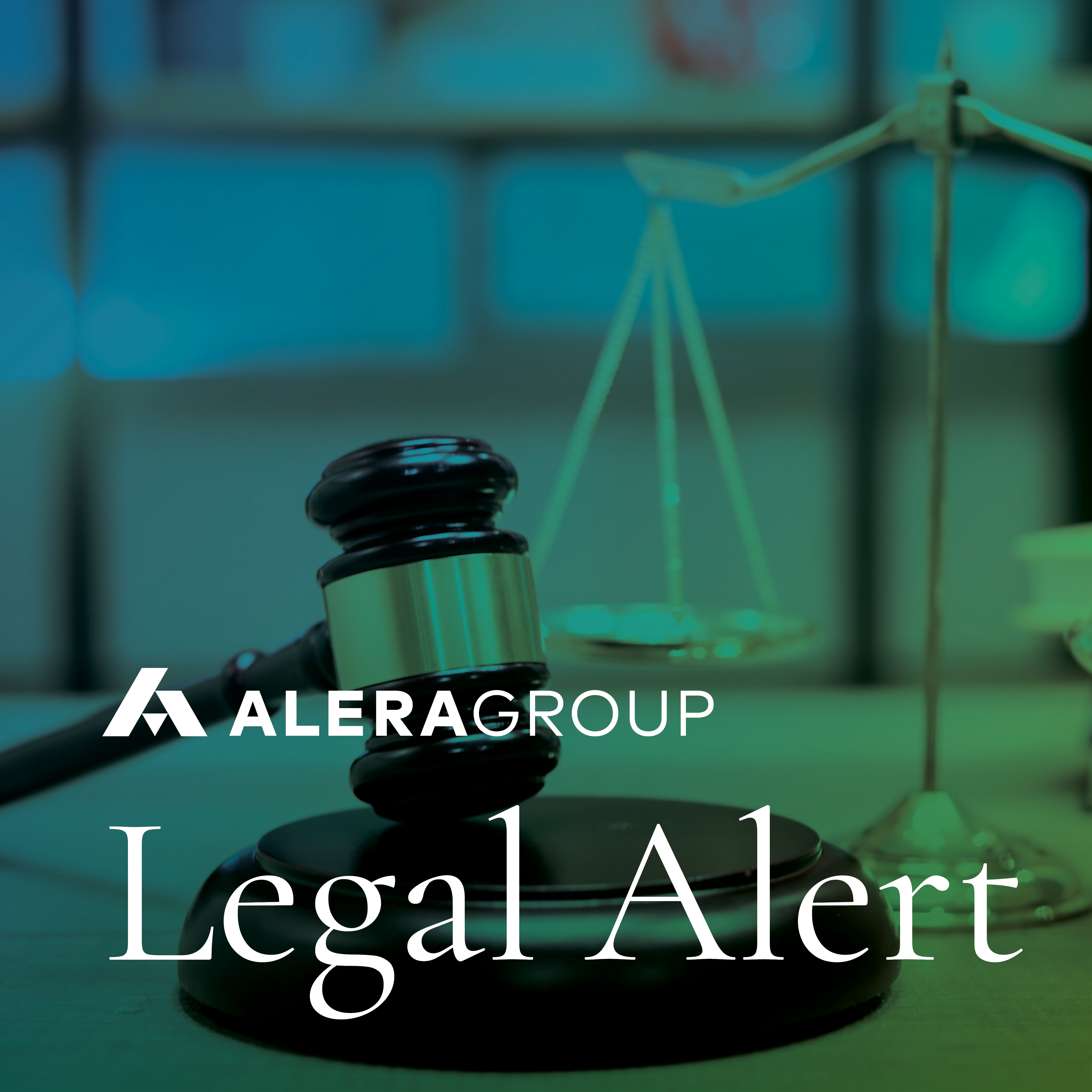 Image with the text legal alert